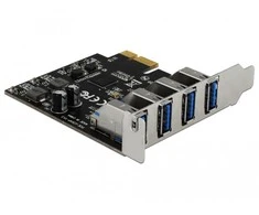 Delock USB 3.0 PCI Express kortelė su 4 x išoriniais A tipo lizdais