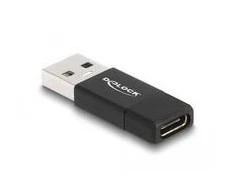 Adapteris USB Delock USB-A - USB-C Juodas (60001)
