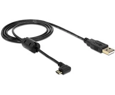 DELOCK kabelis USB-A kištukas > USB micro-B vyriškas kampinis 270G