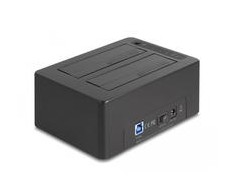 DeLOCK 64183 Dual Dockingstation fur 2 x SATA HDD / SSD mit Klon Funktion und Card Reader