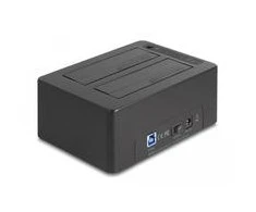 DeLOCK 64183 Dual Dockingstation fur 2 x SATA HDD / SSD mit Klon Funktion und Card Reader