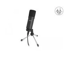 „Delock“ USB kondensacinis mikrofonas su stovu (66832)