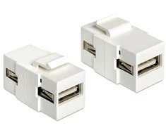 Delock Modulis Keystone USB 2.0 A(F)A(F)