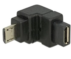 „Delock“ adapteris USB 2.0 Micro-B kištukas > USB 2.0 Micro-B lizdas, nukreiptas žemyn