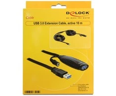Delock kabelis USB 3.0 prailginimas, aktyvus 10 m