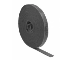 Delock Velcro juosta ant ritinėlio L 10 mx P 15 mm juoda