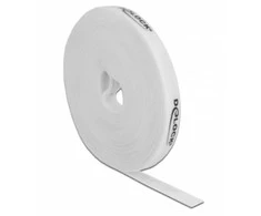Delock Velcro juosta ant ritinėlio L 10 mx W 15 mm balta