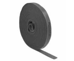 Delock Velcro juosta ant ritinėlio L 10 mx P 15 mm pilka