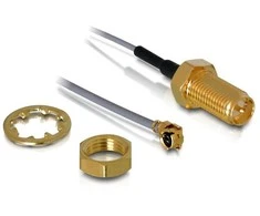 Delock antenos kabelio RP-SMA lizdas montavimui > MHF/U.FL-LP-068
