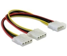 Delock Y kabelio maitinimo šaltinis > 2x 4 kontaktų Molex