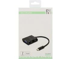 Adapteris DELTACO USB 3.1 "C-VGA" / USBC-VGA