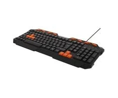 Klaviatūra DELTACO GAMING UK, USB, juoda / GAM-024UK