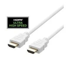 DELTACO ULTRA didelės spartos HDMI kabelis, 48Gbps, 1m, vit