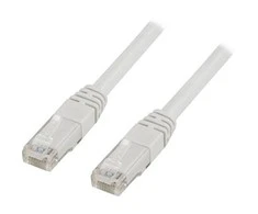 Goobay Kabelis DELTACO U / UTP Cat5e 0.5 m, balta / V05-TP