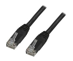Goobay Kabelis DELTACO U / UTP Cat5e 2.0 m, juodas / S2-TP