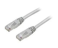 Inline Kabelis DELTACO F / UTP, Cat5, 20m, 100MHz, pilkas / 20-STP