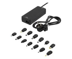 NB maitinimo šaltinis DELTACO 120W, 15-20V, 11 antgalių, USB / SMP-120WD