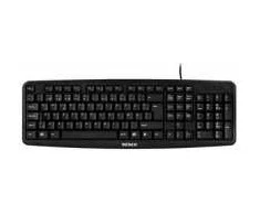 Klaviatūra Deltaco TB-53 - Full-size (100%) - su laidu - USB - QWERTY - Juodas
