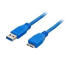 DELTACO USB 3.0 laidas, A tipo - „Micro B“ tipo lizdas, 0,5 m, juodas USB3-005S