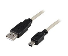 DELTACO USB 2.0 kabelis Type A - Type A 0,5m / USB2-6