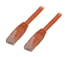 DELTACO CAT6 U / UTP tinklo kabelis, 0,5 m, oranžinis
