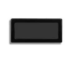 DEMCiflex Dust Filter 2x40mm, square – juodos spalvos