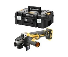 DeWALT kampinis šlifuoklis DCG405NT be akumuliatoriaus ir kroviklio, TSTAK lagaminas