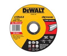 metalo pjovimo diskas 125 mm storis 2,8 mm DeWALT [DT43911-QZ]