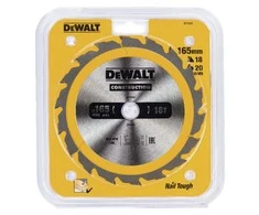 Pjovimo diskas DeWalt DT1933-QZ; 165x20 mm; Z18