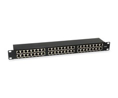 „Equip“ 19 colių komutacinė panelė 48xRJ45 Cat6 FTP 1U 250MHz RAL9005