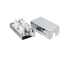 Equip Digital Data Communications Skaitmeninės duomenų komunikacijos Cat.5e ekranuota jungiamoji dėžutė - sidabras - ABS sintetika - 63 g - 34,9 mm - 23,9 mm - 62,8 mm