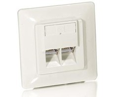 Equip 125721 šakutės lizdas RJ-45 Balta