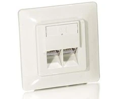 Equip 125721 šakutės lizdas RJ-45 Balta