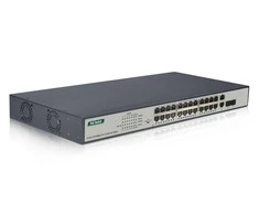 Šakotuvas Digitus Skaitmenas | Greitas Ethernet PoE jungiklis 24 prievadų PoE + 2 Combo, 370 W PoE | DN-95343 | Nevaldomas | Darbalaukis | Maitinimo tipas Vidinis