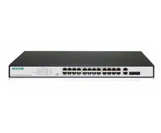 Šakotuvas Digitus Skaitmenas | Greitas Ethernet PoE jungiklis 24 prievadų PoE + 2 Combo, 370 W PoE | DN-95343 | Nevaldomas | Darbalaukis | Maitinimo tipas Vidinis