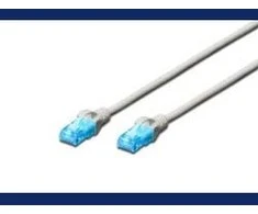 Assmann Electronic DIGITUS CAT 5e U-UTP patch kabelis PVC AWG 26/7 ilgio 3m spalvotas pilkas