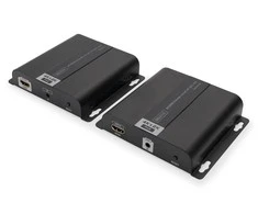 DIGITUS DS-55124 Extender HDMI IP/Cat.7 120m 4K 30Hz UHD PoE HDCP 1.4 IR audio SET