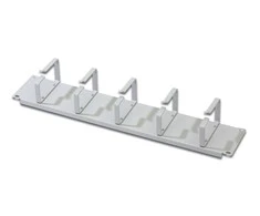 DIGITUS 19" 2U kabelių valdymo skydelis, 5x žiedai, Spalvotas pilkas RAL 7035, DN-19 ORG-2U