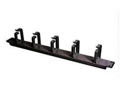 DIGITUS 19" 2U kabelių valdymo skydelis, 5x žiedai, spalva juodas RAL 9005, DN-19 ORG-2U-SW