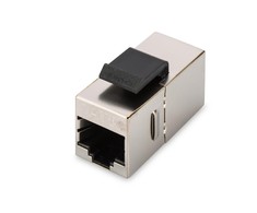 „Digitus CAT 5e“ modulinė jungtis, ekranuota RJ45–RJ45, skirta skydo prijungimui