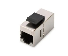 „Digitus CAT 5e“ modulinė jungtis, ekranuota RJ45–RJ45, skirta skydo prijungimui
