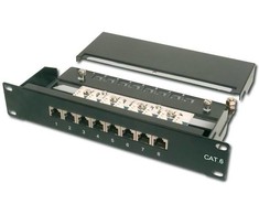 Assmann Electronic DIGITUS Patch Panel 10 colių Cat6 12 prievadų ekranuotas 10 colių