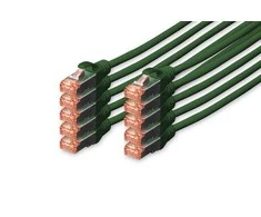 Digitus Pečkordas CAT6, S-FTP, 3m, žalia, 10 vienetų (DK- 1644 - 030- G- 10)