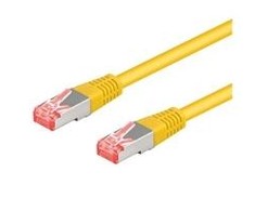 Digitus RJ-45 / RJ-45, cat.6, S / FTP, geltona, 10m (KV-1644-100 / Y)