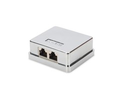 DIGITUS CAT 6 paviršinio montavimo dėžutė, 2 prievadai, 2xRJ45 8P8C, DN-93711