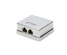 DIGITUS CAT 6 paviršinio montavimo dėžutė, 2 prievadai, 2xRJ45 8P8C, DN-93711