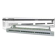Assmann Electronic DIGITUS Patchpanel 1HE 24-Port Cat6a geschirmt lichtgrau