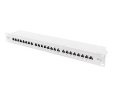Assmann Electronic DIGITUS Patchpanel 1HE 24-Port Cat6a geschirmt lichtgrau