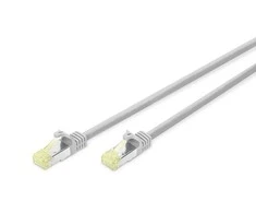 Digitus DIGITUS CAT 6A S/FTP Patchkabel komponento lygis 5,0 m pilka