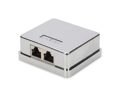 Digitus DIGITUS Professional Cat 6A paviršutiniška dėžutė, 2 kartus